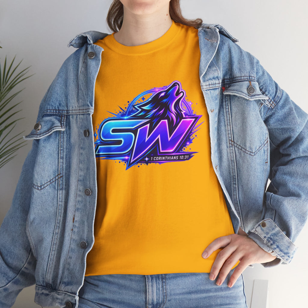 Seawolf_30 Logo Tee - Gamer/Streamer T-Shirt Blue GBSG (Gather)