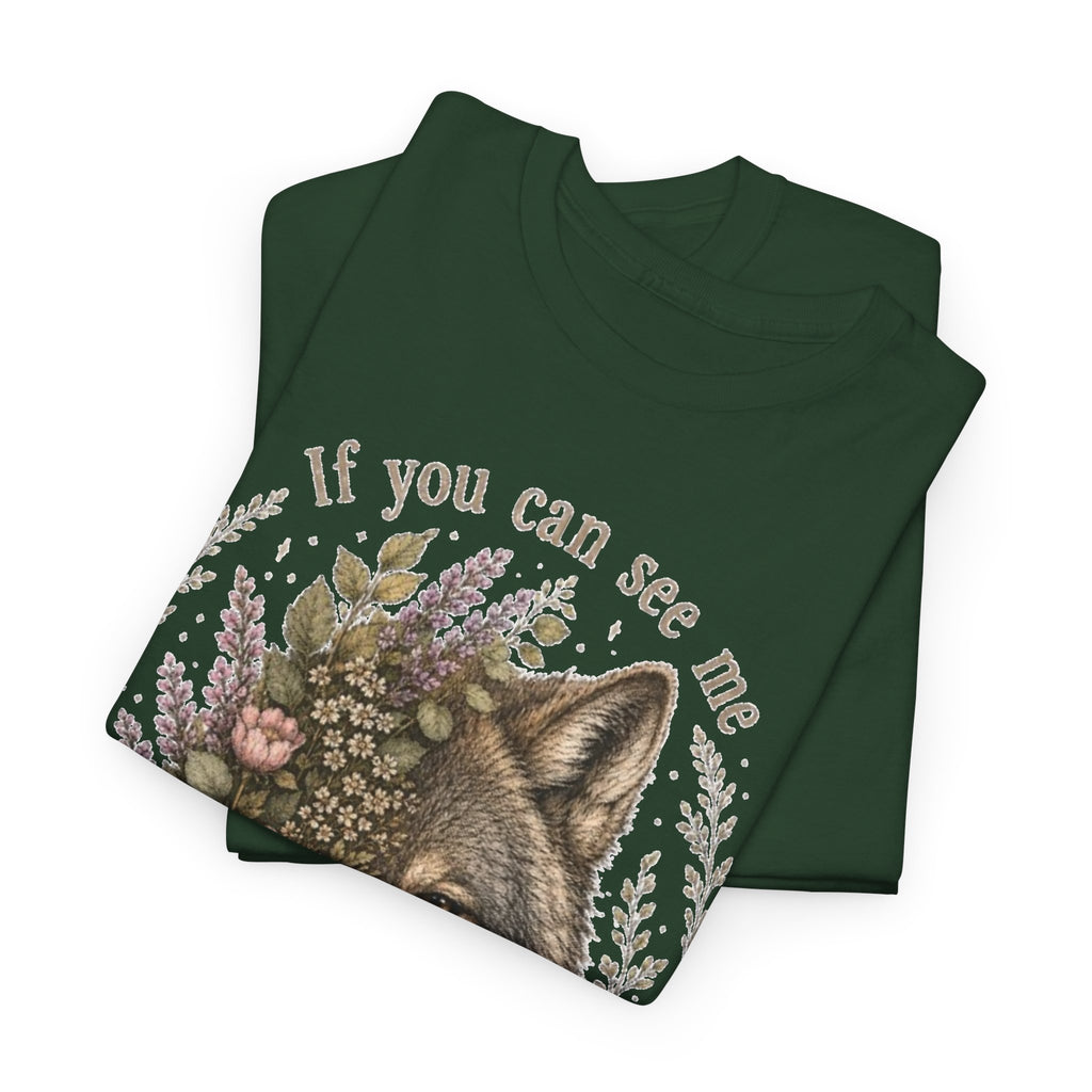 seawolf Floral Tee — "If you can see me I failed my stealth check" Graphic T-Shirt