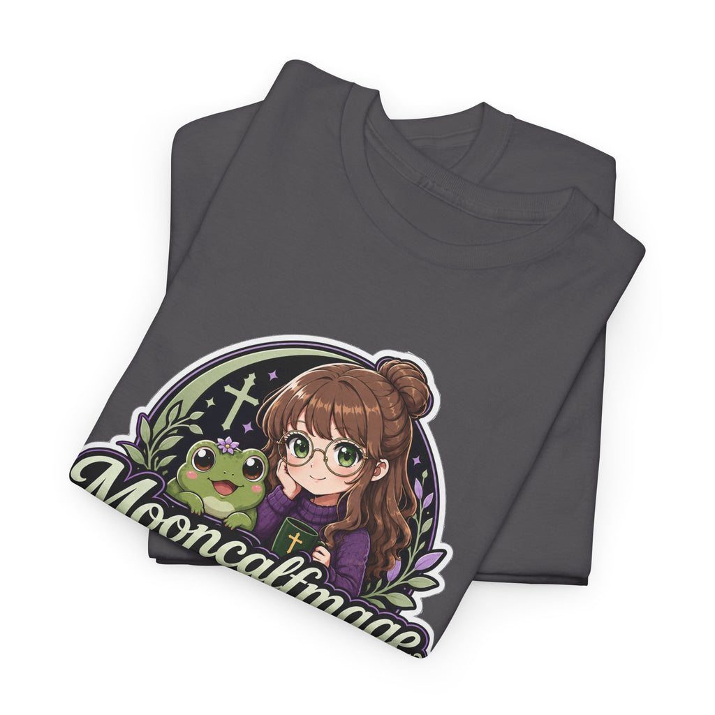 MOONCALFMAGE Logo Tee - Gamer/Streamer T-Shirt Blue GBSG (Gather)