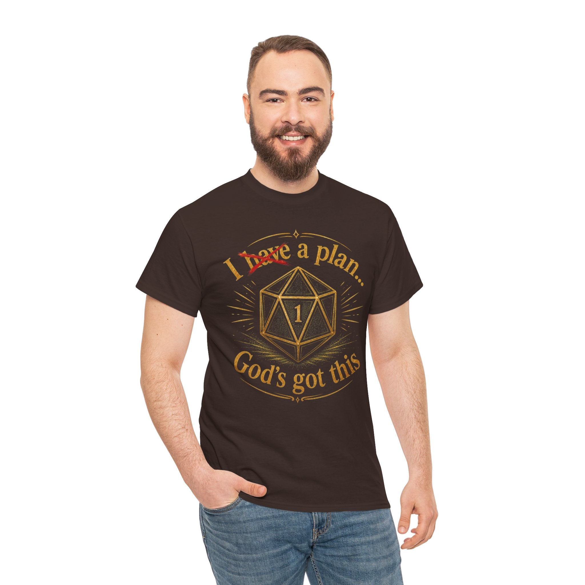 I XhaveX a plan... God's Got This D20 T‑Shirt