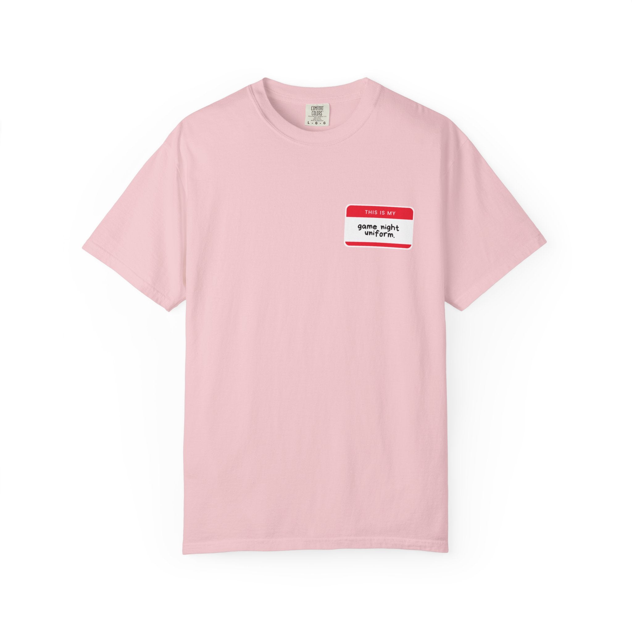 Minimalist 'game night' Pocket T-Shirt — Casual Gamer Tee