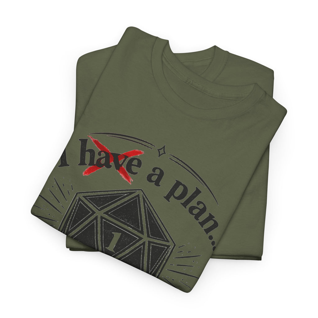 I XhaveX a plan... God’s Got This T-Shirt Dark — D20 Dice Faith Gamer Tee