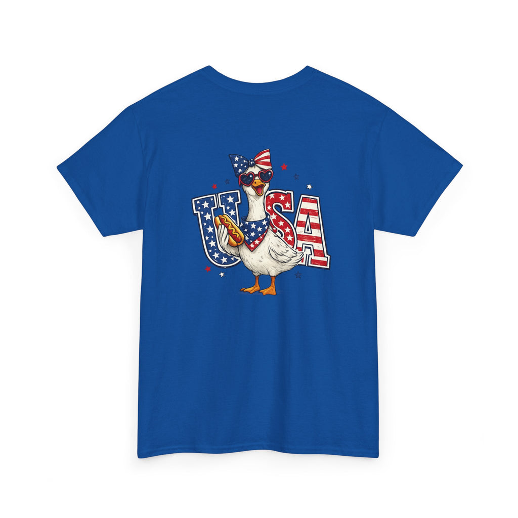 USA sunflower Patriotic T‑Shirt — American Flag Graphic Tee for 4th of July