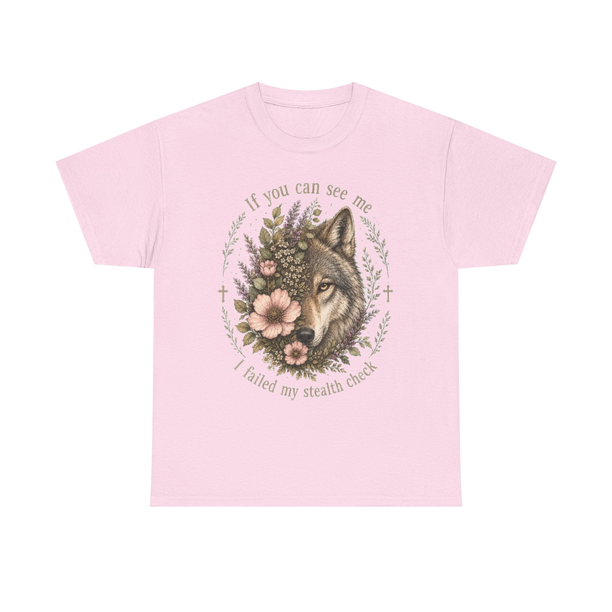 seawolf Floral Tee — "If you can see me I failed my stealth check" Graphic T-Shirt
