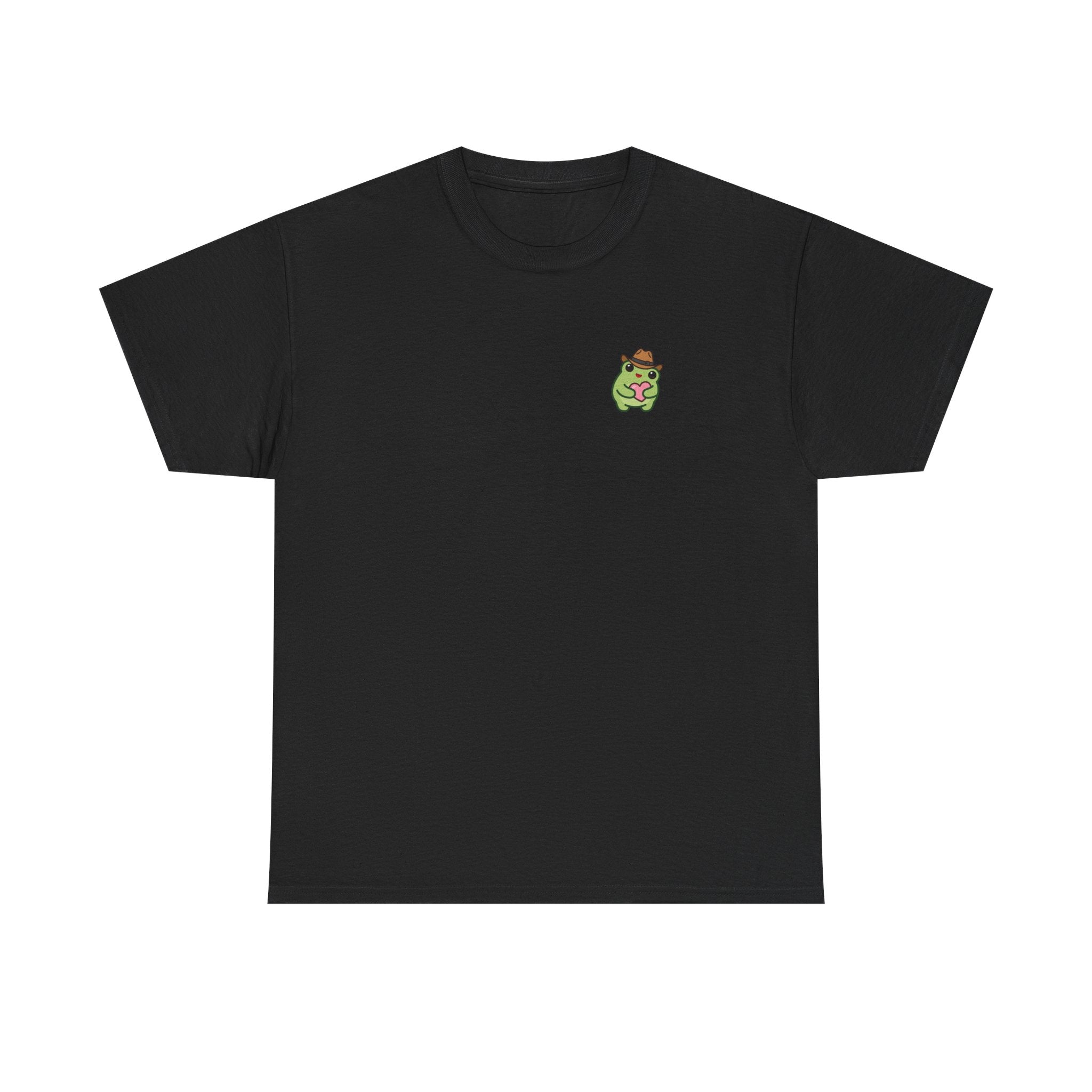 T-Shirt — Cute Smiling Frog holding heart