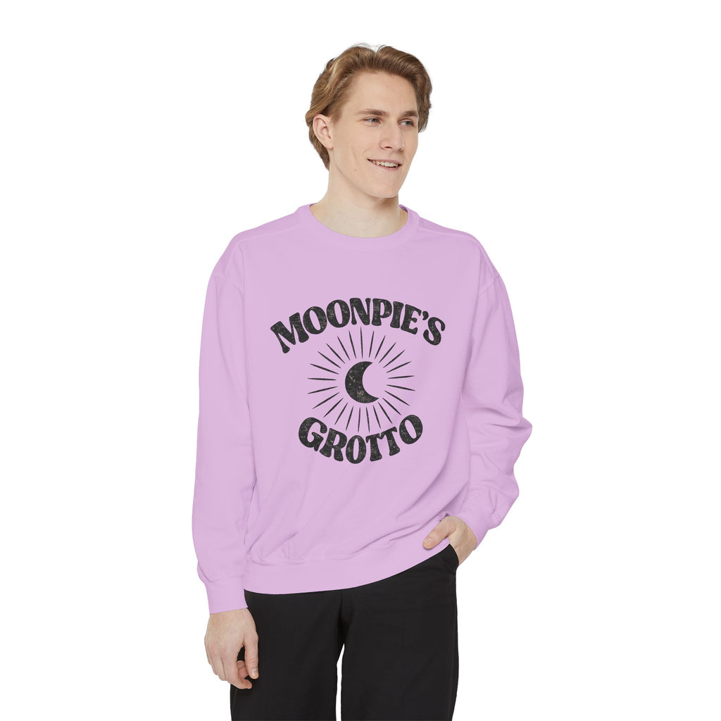 Moonpie's Grotto Sweatshirt — Vintage Celestial Moon Crewneck
