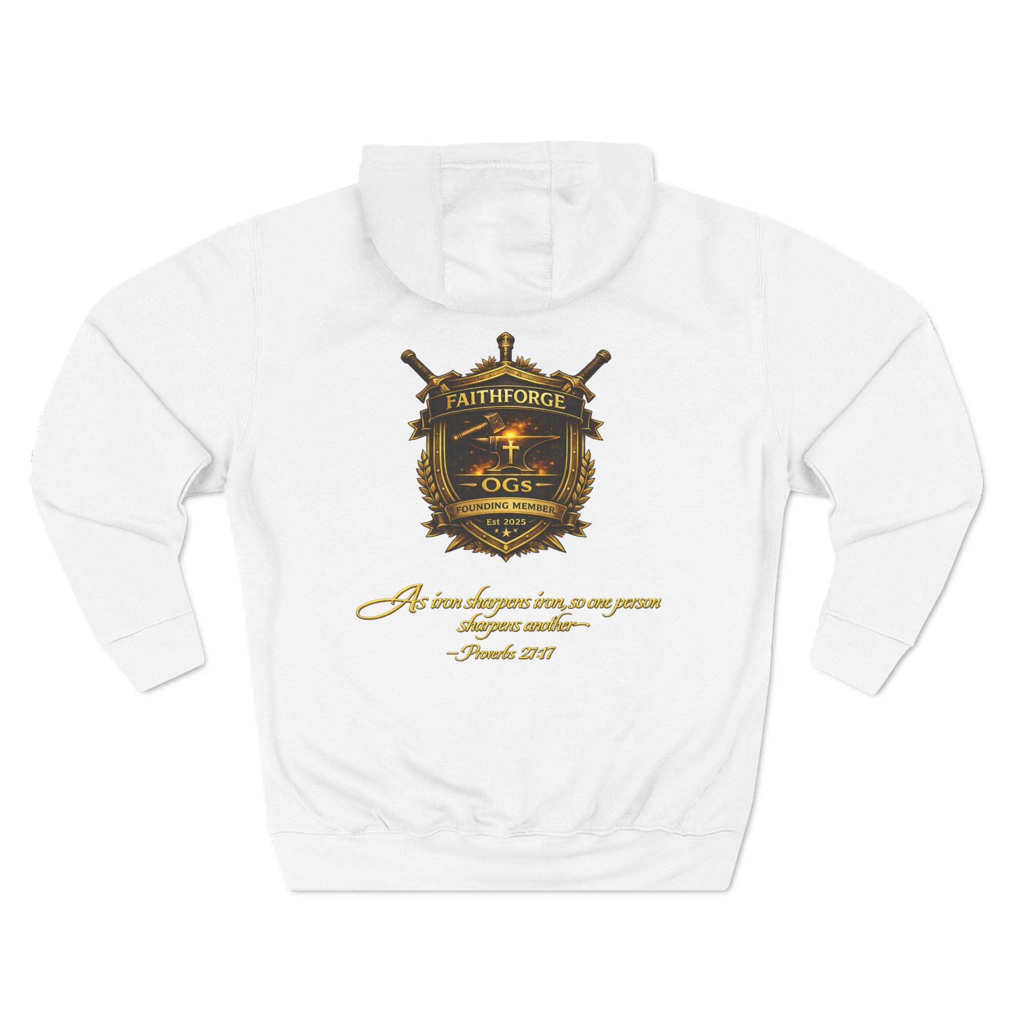 Copy of Faithforge Gaming Hoodie — Faith Quote OG Logo Fleece Hoodie