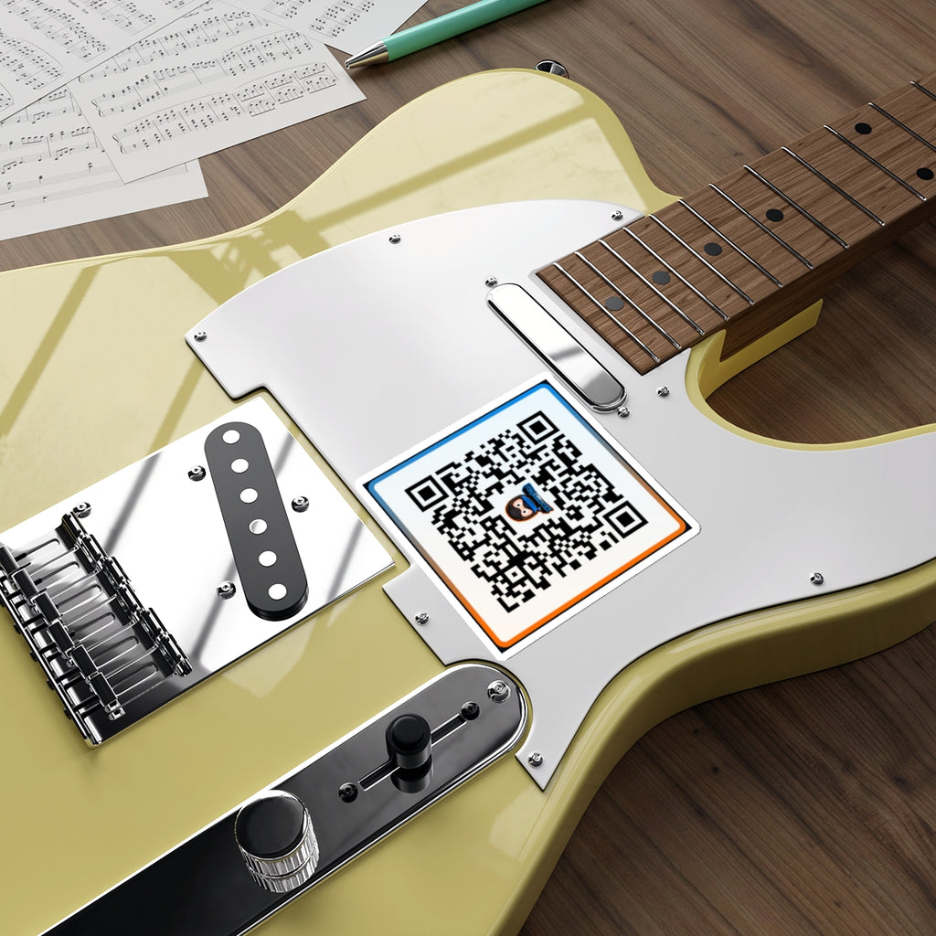 NinjaSauceX Streamer QR Code Die-Cut Sticker Indoor/Outdoor