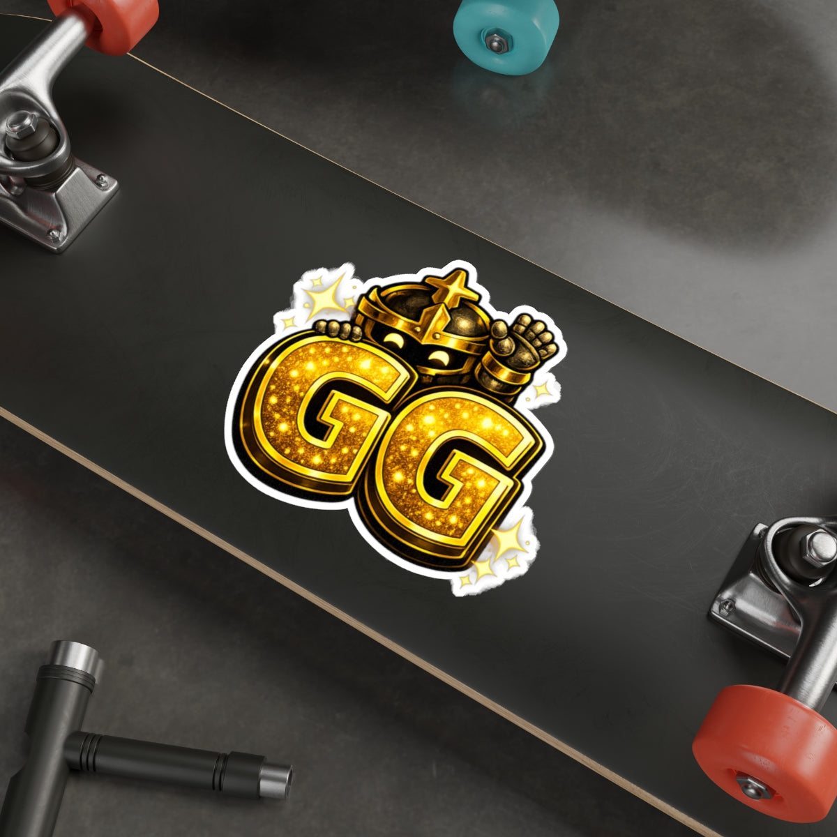 FaithForge Knight GG Die-Cut Sticker — Water-resistant vinyl