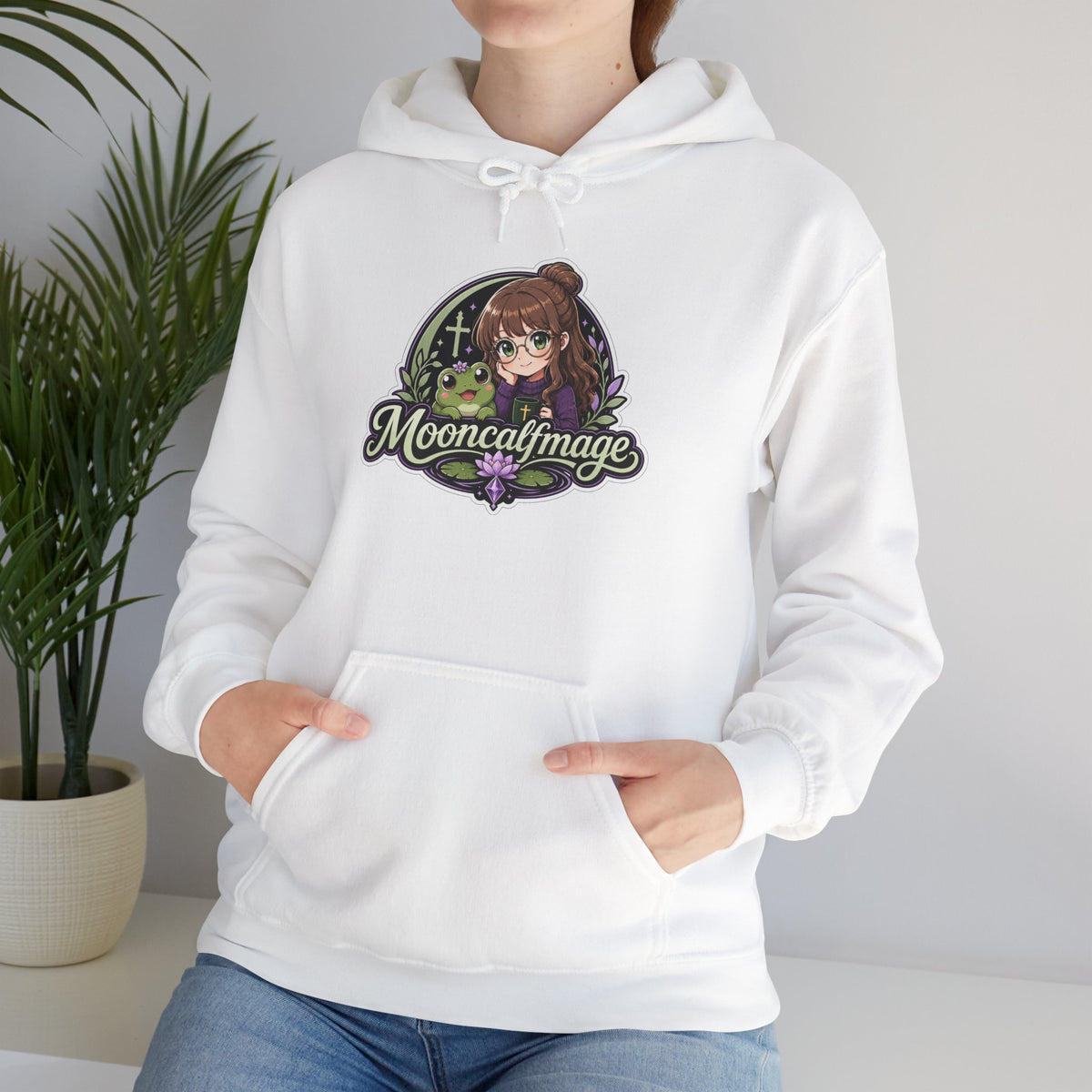 MOONCALFMAGE Hoodie — Streamer Logo Pullover