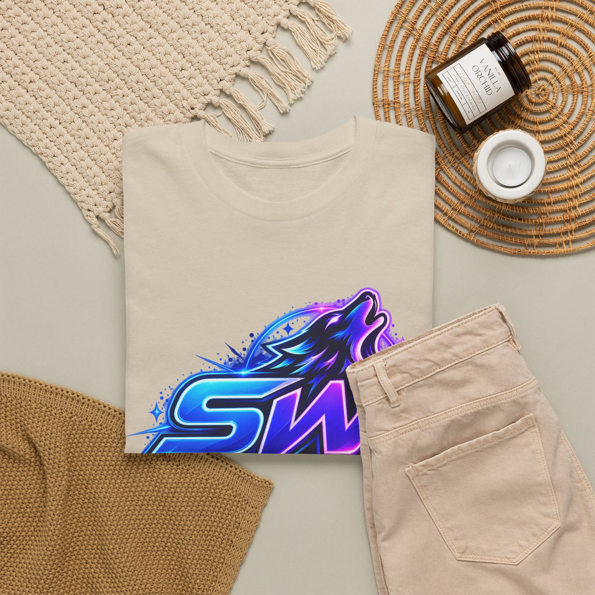 Seawolf_30 Logo Tee - Gamer/Streamer T-Shirt Blue GBSG (Gather)