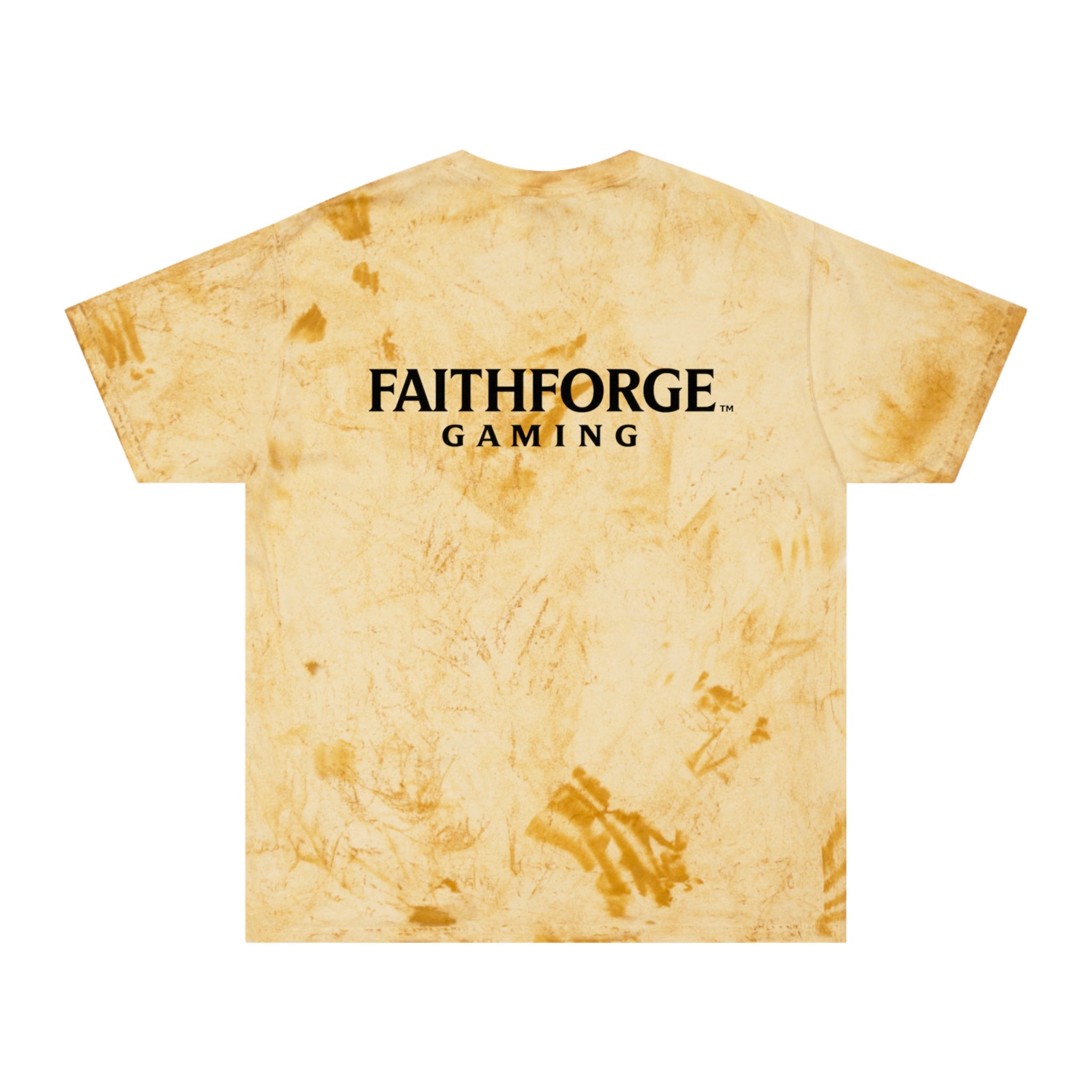 FaithForge Gaming Tie-Dye T-Shirt — Distressed Logo Tee