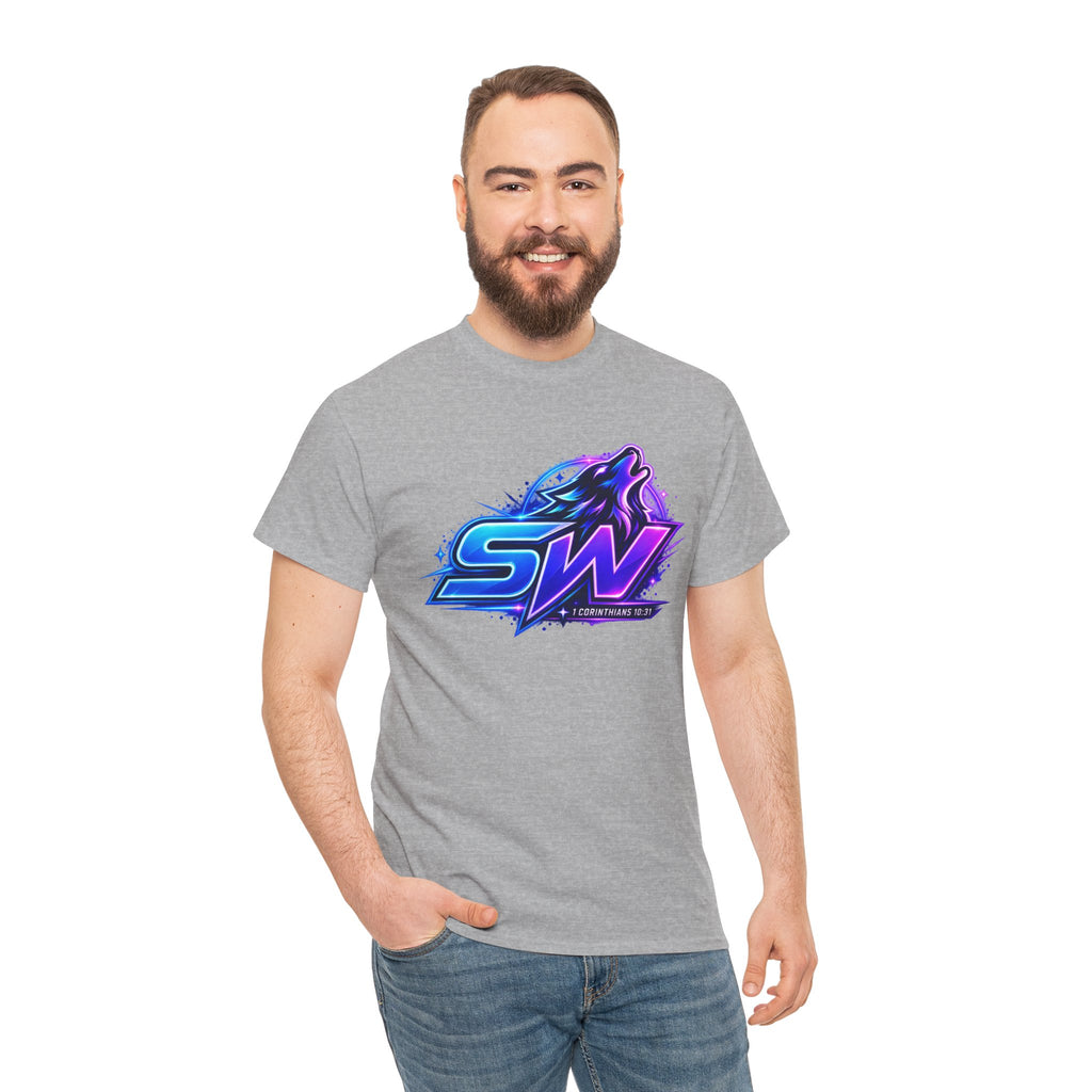 Seawolf_30 Logo Tee - Gamer/Streamer T-Shirt Blue GBSG (Gather)