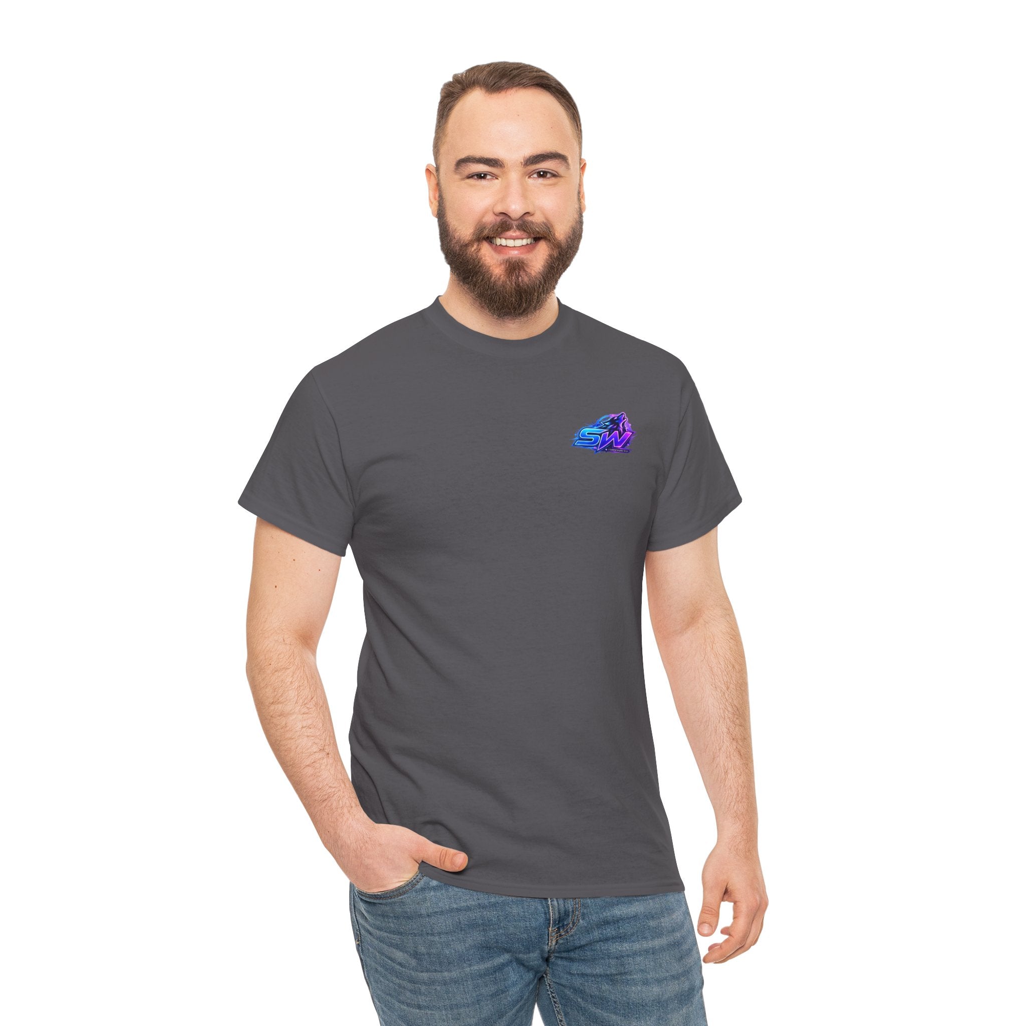 FaithForgeGaming Tee — FaithForge Stream Team Black Graphic T‑Shirt -Seawolf_30