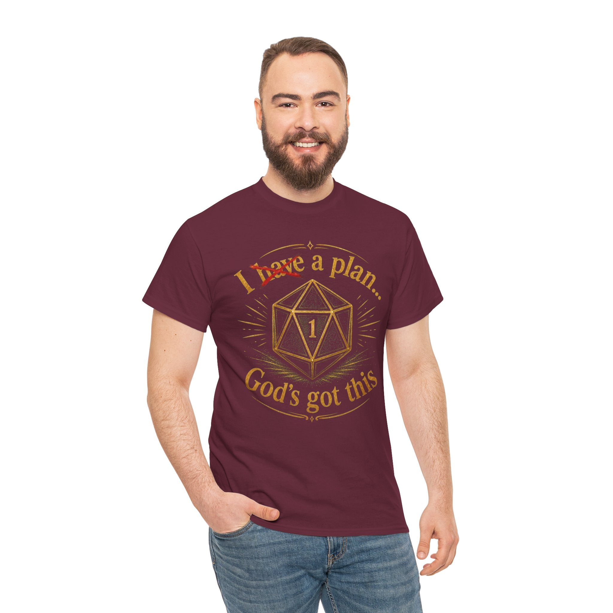 I XhaveX a plan... God's Got This D20 T‑Shirt