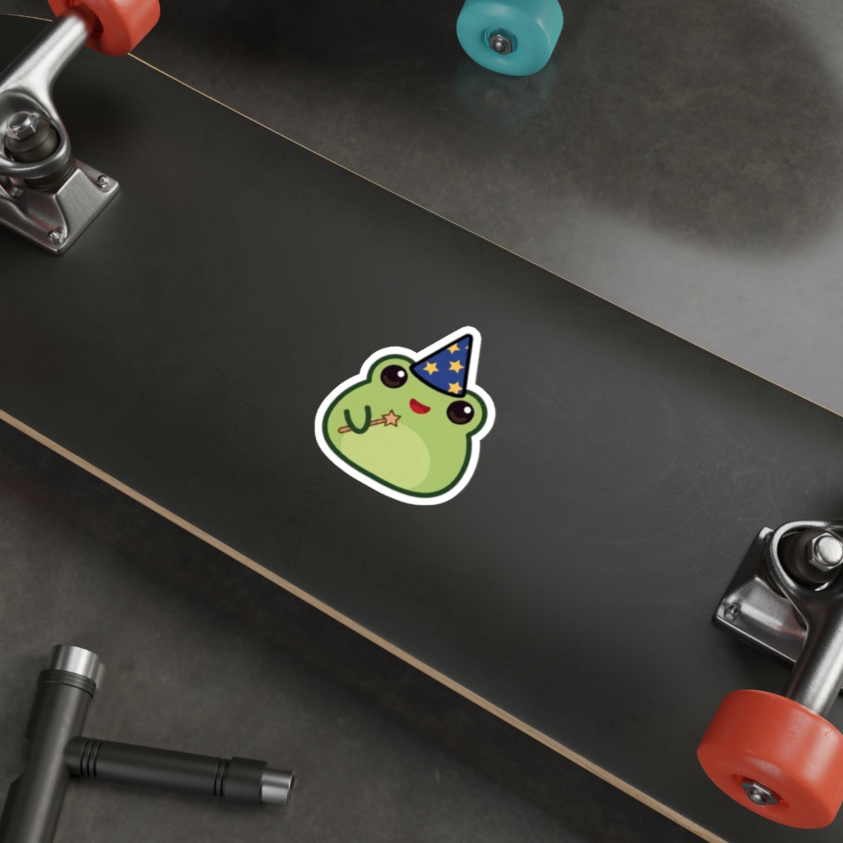 Frog Mage Die-Cut Sticker