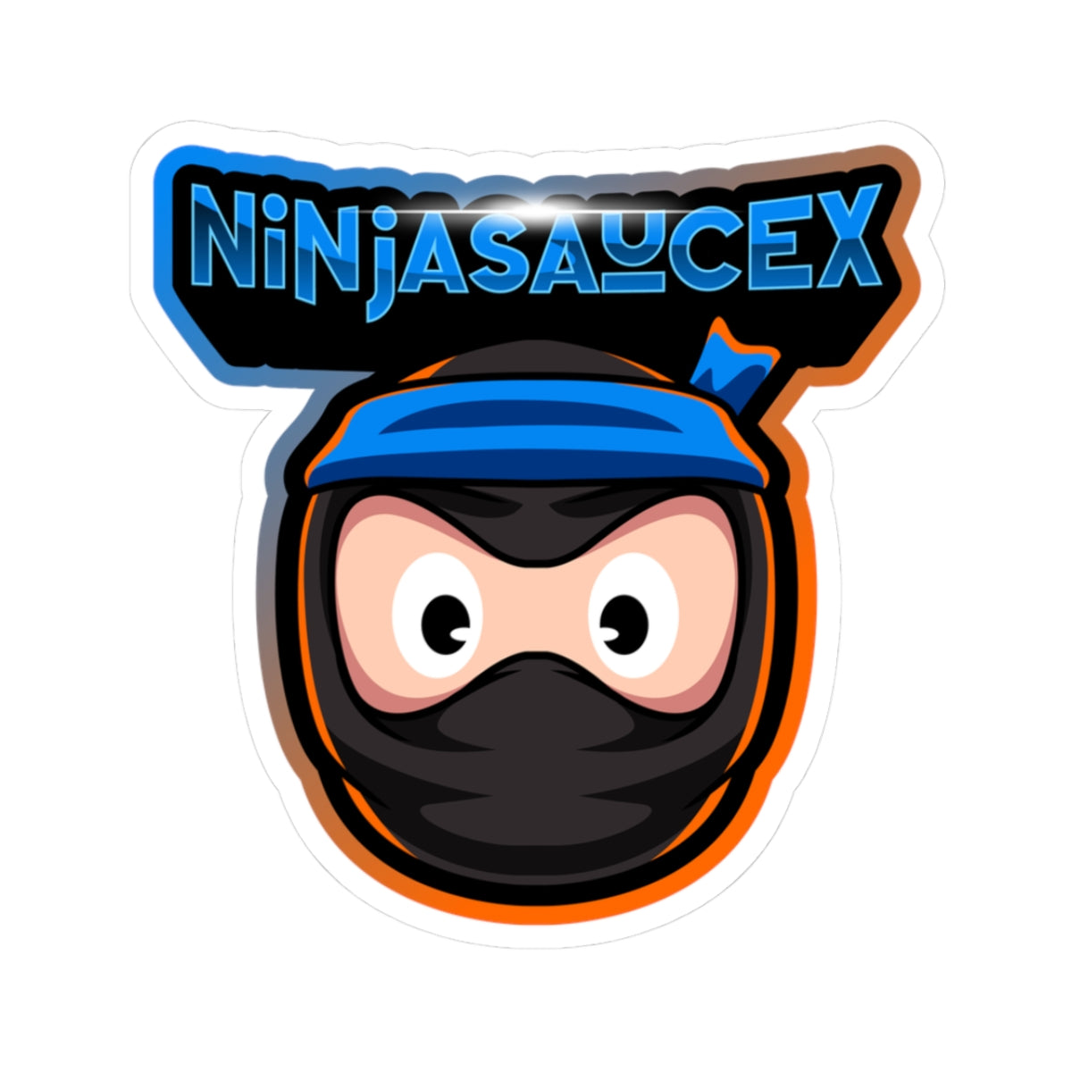 NinjaSauceX Kiss-Cut Sticker Indoor — Streamer Decal