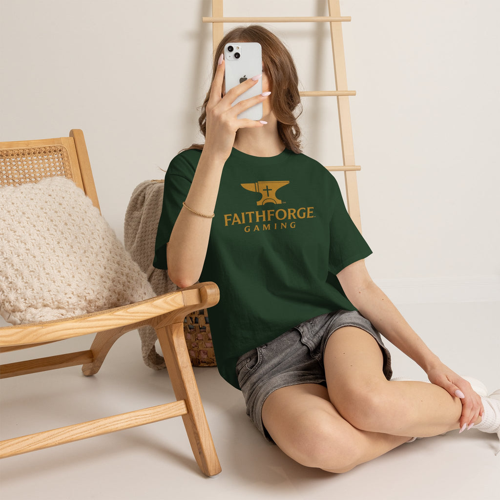 FaithForge Gaming T-Shirt — Christian Gamer Logo Tee