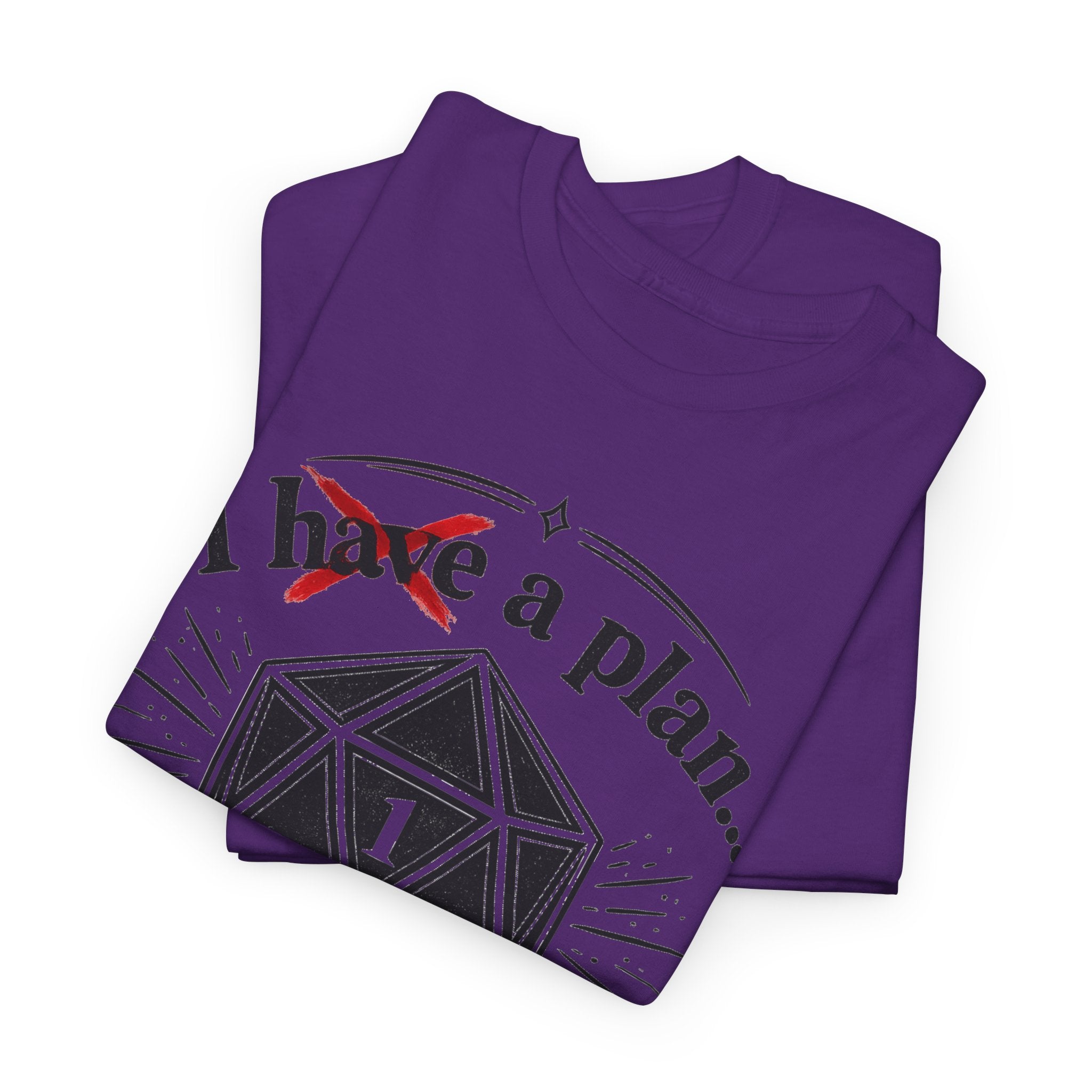 I XhaveX a plan... God’s Got This T-Shirt Dark — D20 Dice Faith Gamer Tee
