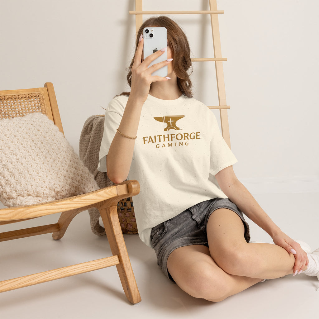 FaithForge Gaming T-Shirt — Christian Gamer Logo Tee