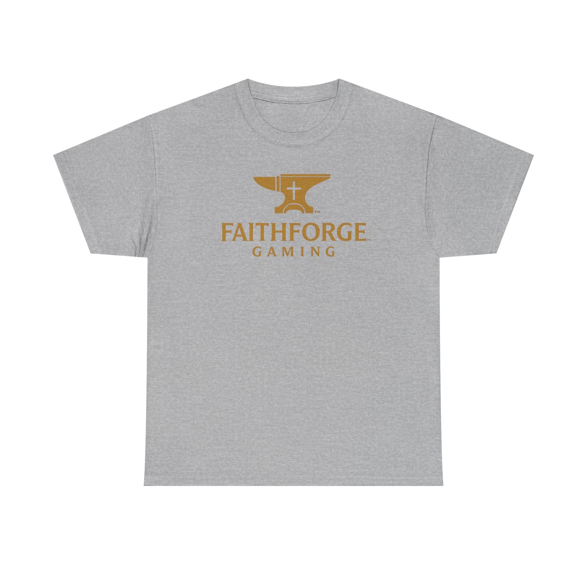(Canada) FaithForge Gaming T-Shirt — Anvil & Cross Logo Tee for Christian Gamers