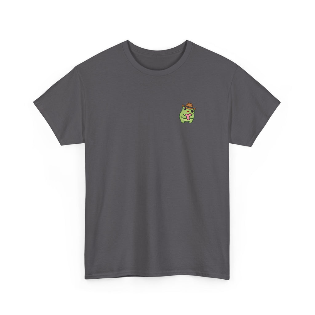 T-Shirt — Cute Smiling Frog holding heart
