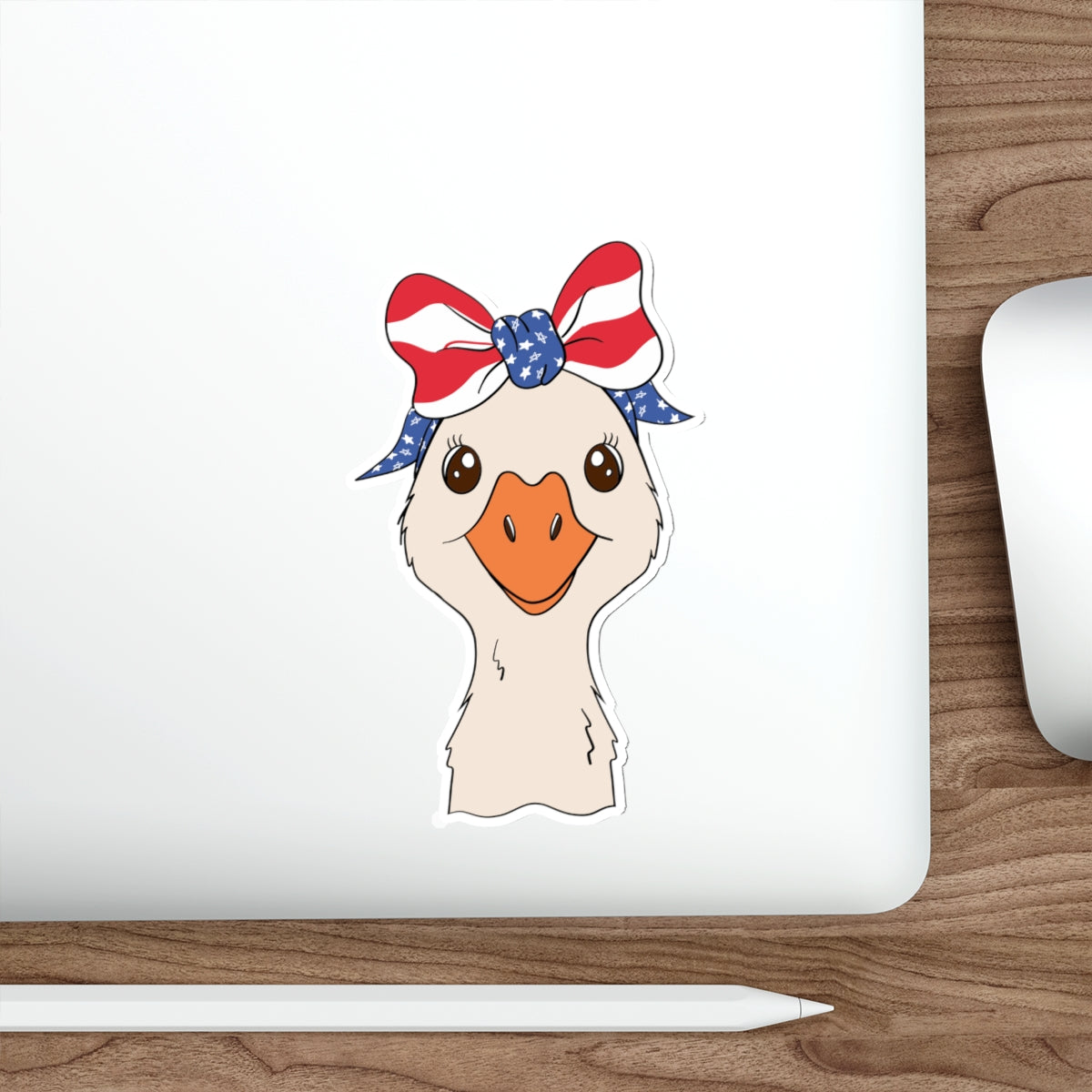 Patriotic Sticker Pack — Miss Goose Goose 4th of July Red White Blue Die-Cut Stickers