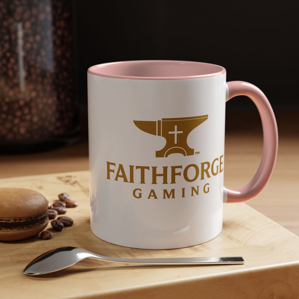 FaithForge Gaming Accent Coffee Mug – 11oz Logo Mug