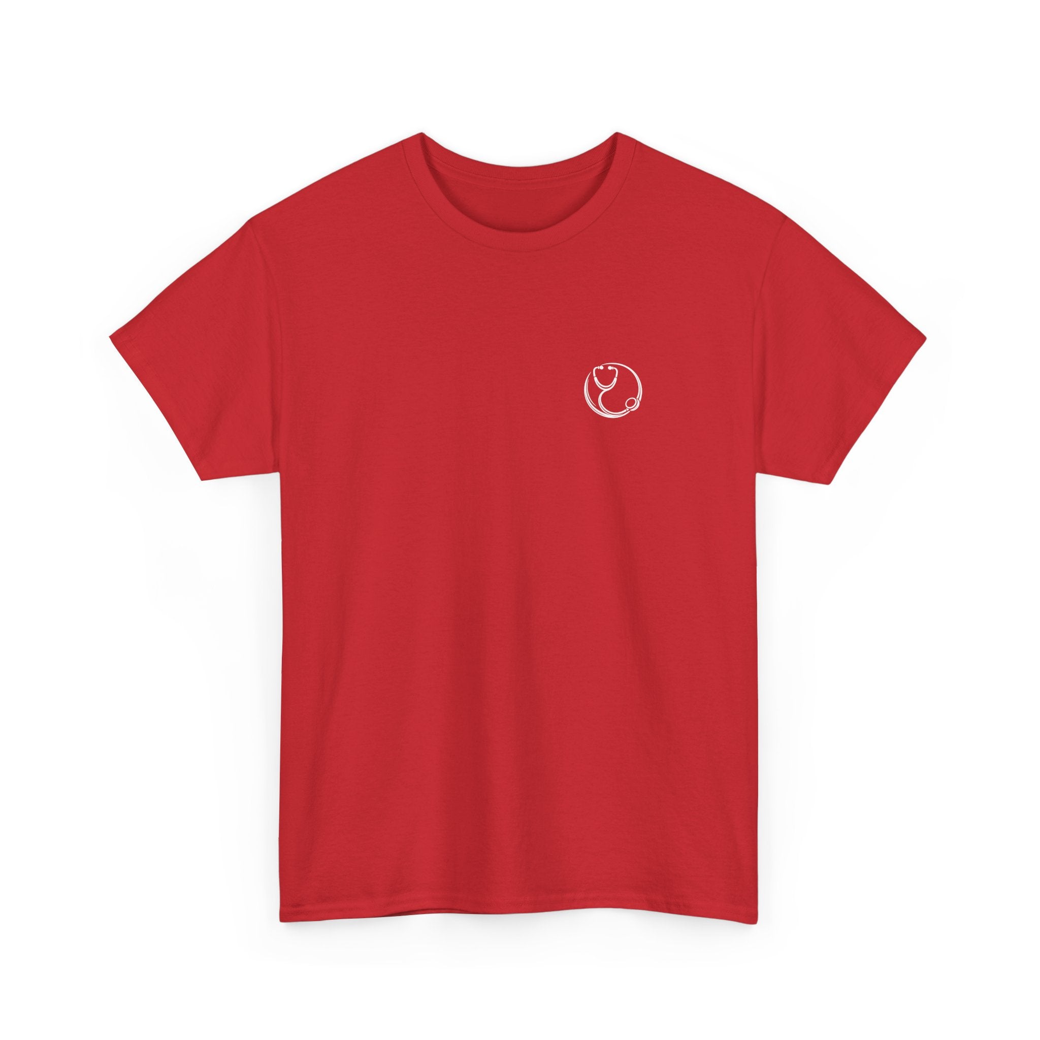 DoctorJSWAYS Let Me Explain T-Shirt — Minimal Logo Black Tee with Bold Back Text