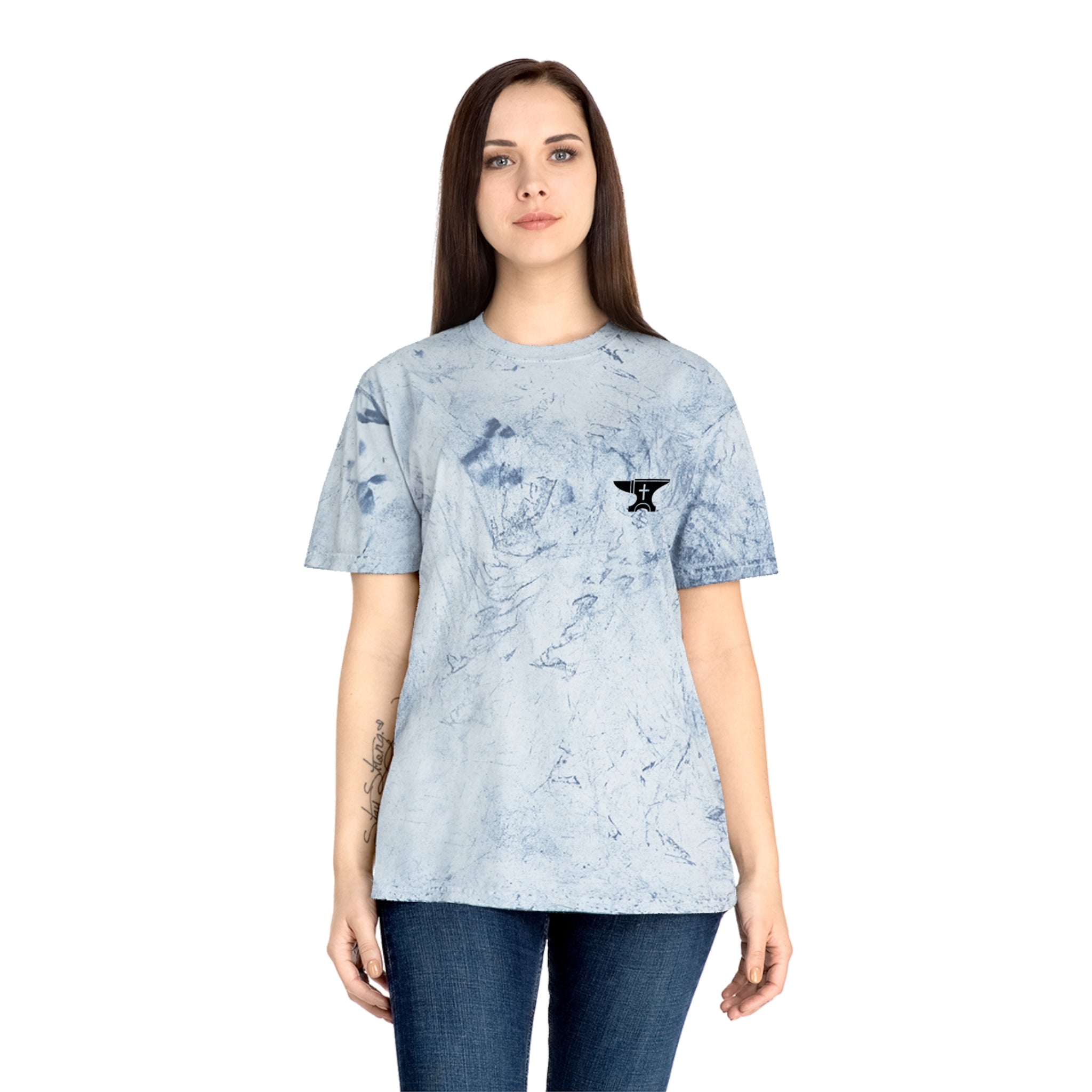 FaithForge Gaming Tie-Dye T-Shirt — Distressed Logo Tee