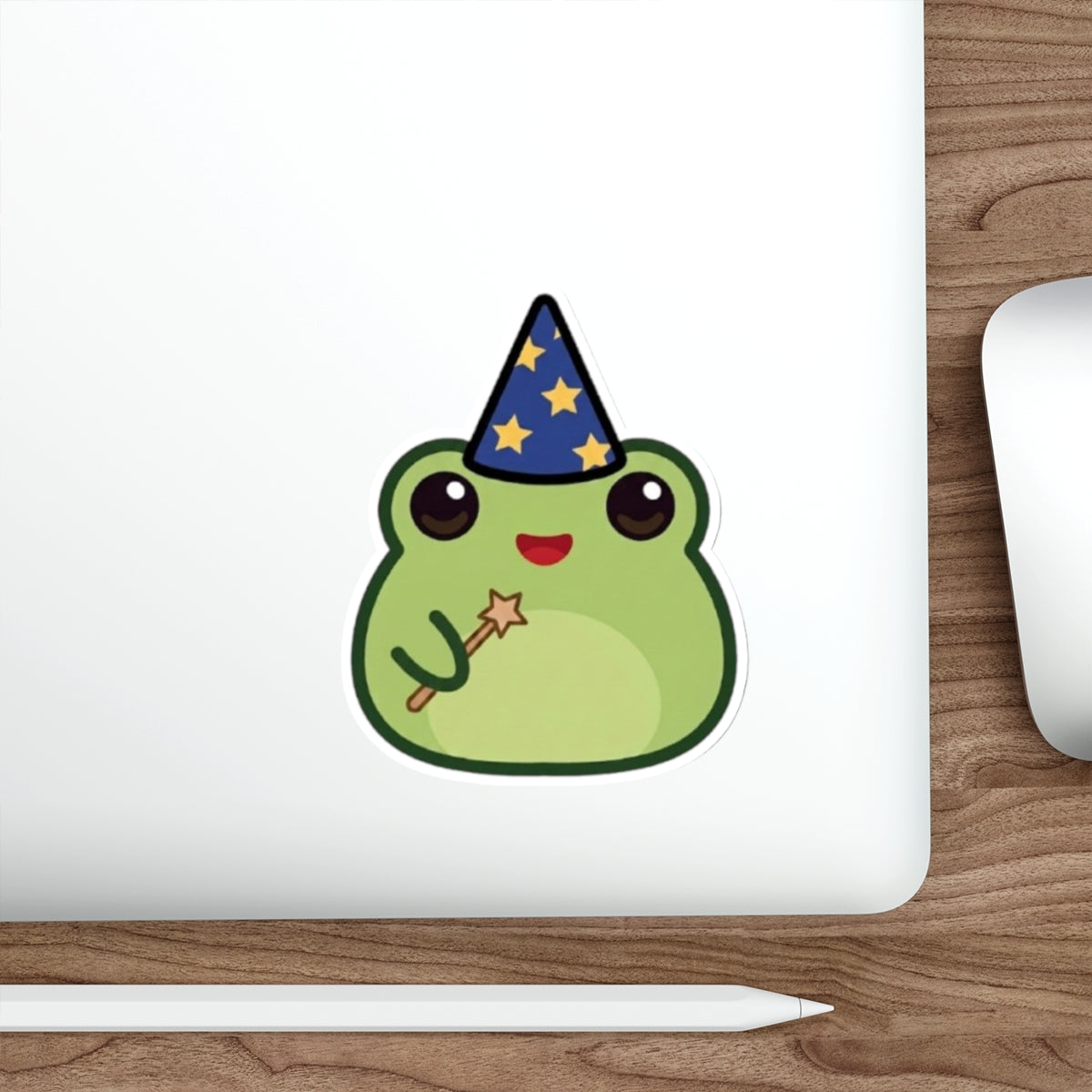 Frog Mage Die-Cut Sticker