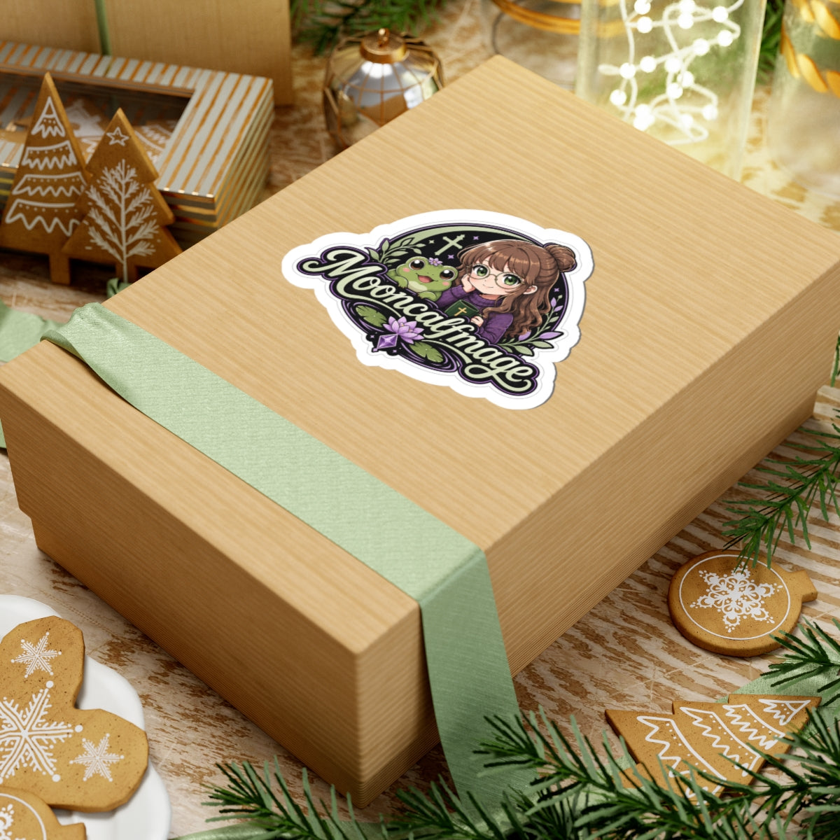 MOONCALFMAGE Kiss-Cut Sticker Indoor — Streamer Decal