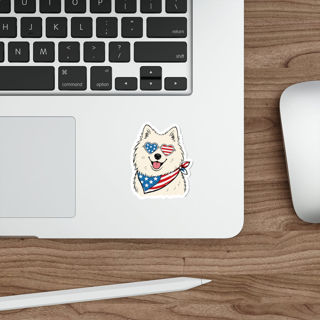 Patriotic Sticker Pack — PomPom power 4th of July Red White Blue Die-Cut Stickers