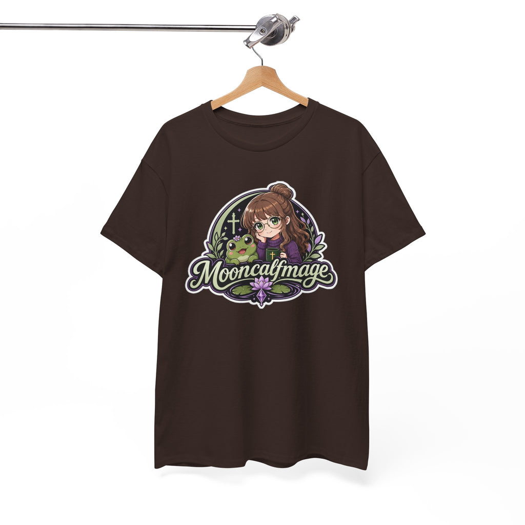 MOONCALFMAGE Logo Tee - Gamer/Streamer T-Shirt Blue GBSG (Gather)
