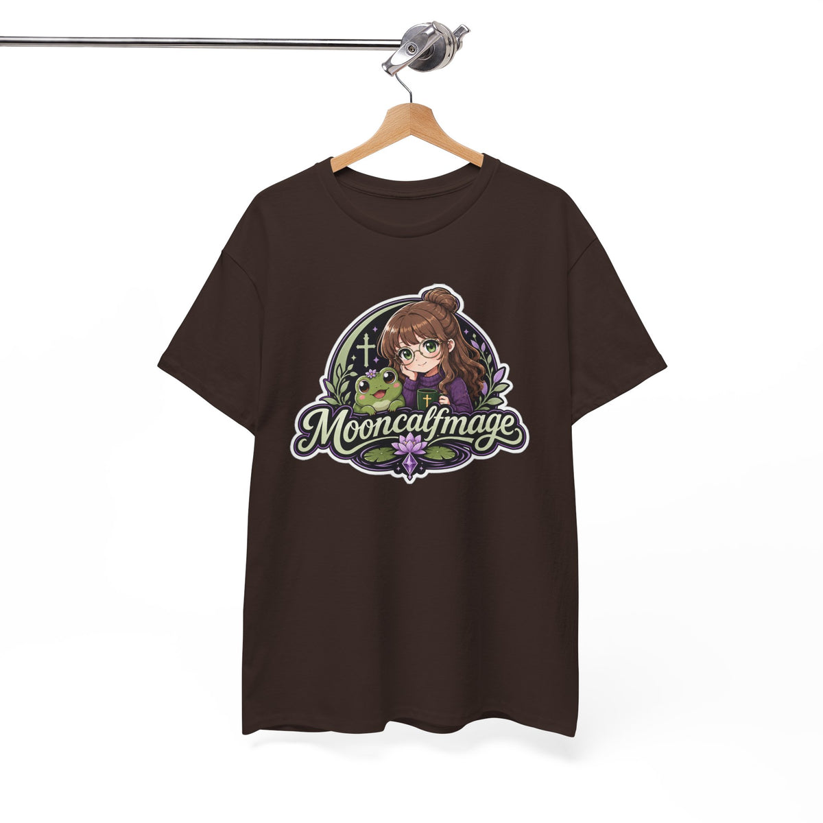 MOONCALFMAGE Logo Tee - Gamer/Streamer T-Shirt Blue GBSG (Gather)