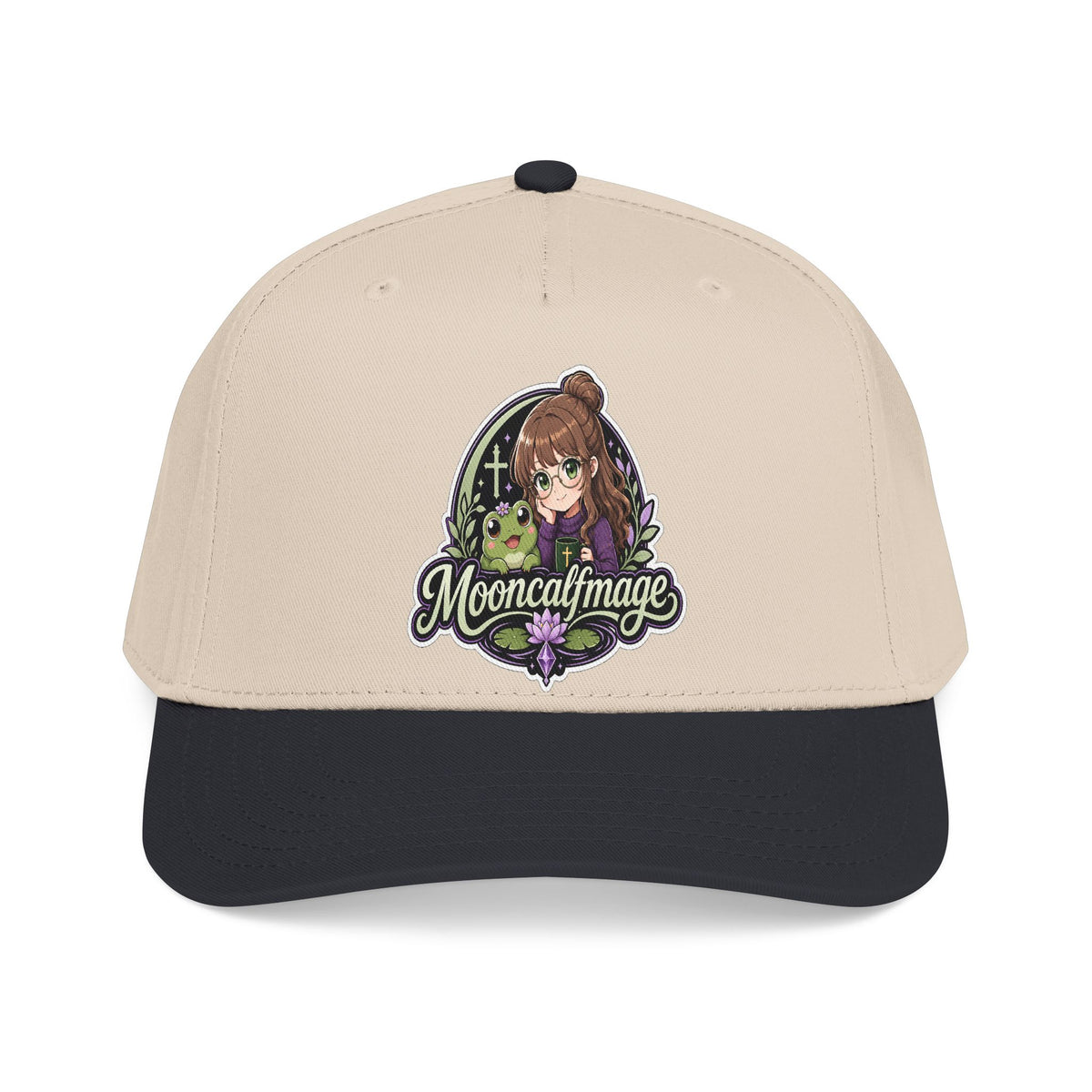 MOONCALFMAGE Logo Baseball Cap — Retro Gamer Streetwear Hat