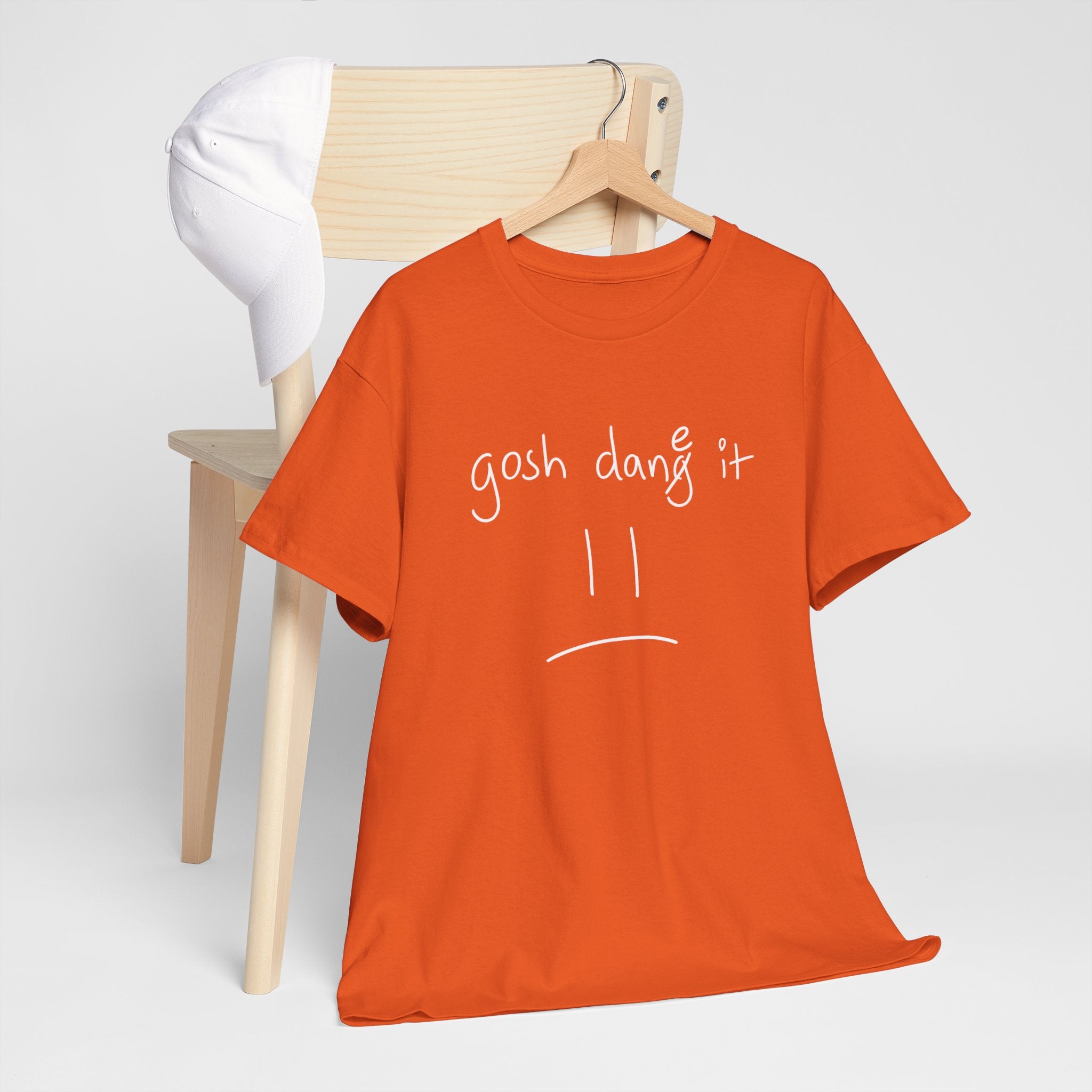 DoctorJSWAYS gosh dane it T-Shirt — Minimal Logo Black Tee with Bold Back Text