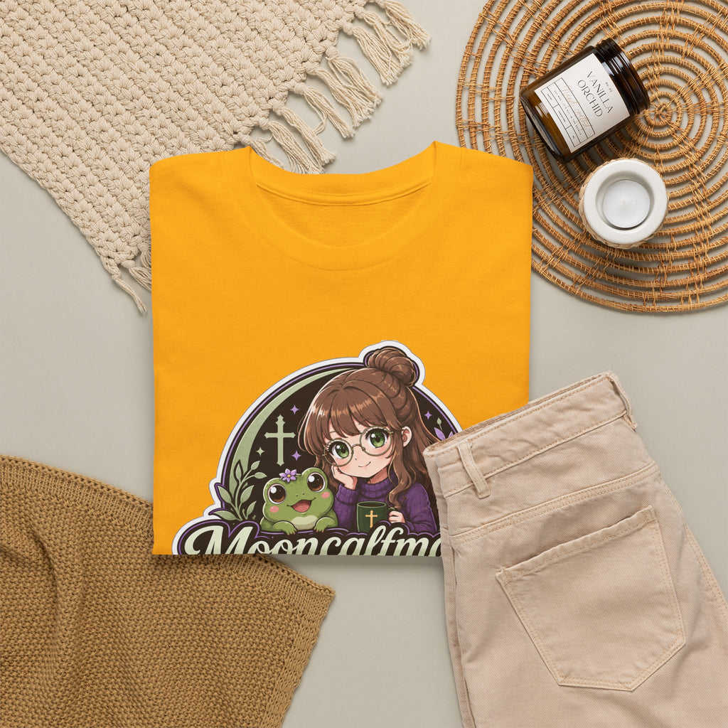 MOONCALFMAGE Logo Tee - Gamer/Streamer T-Shirt Blue GBSG (Gather)