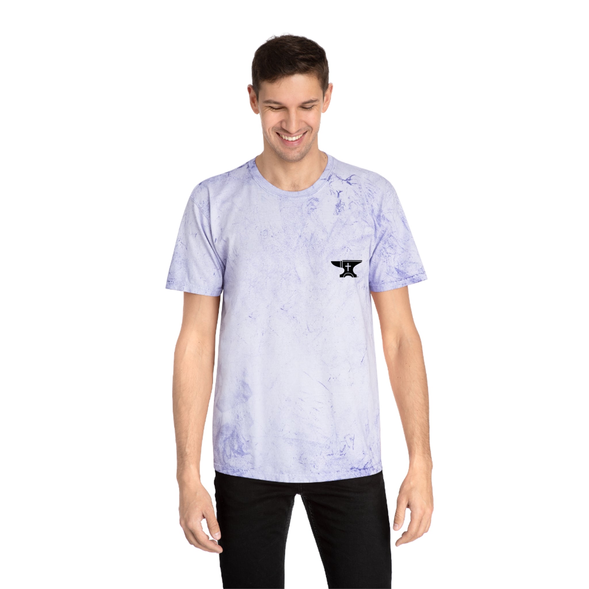 FaithForge Gaming Tie-Dye T-Shirt — Distressed Logo Tee