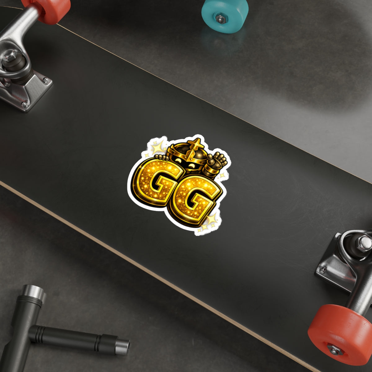 FaithForge Knight GG Die-Cut Sticker — Water-resistant vinyl