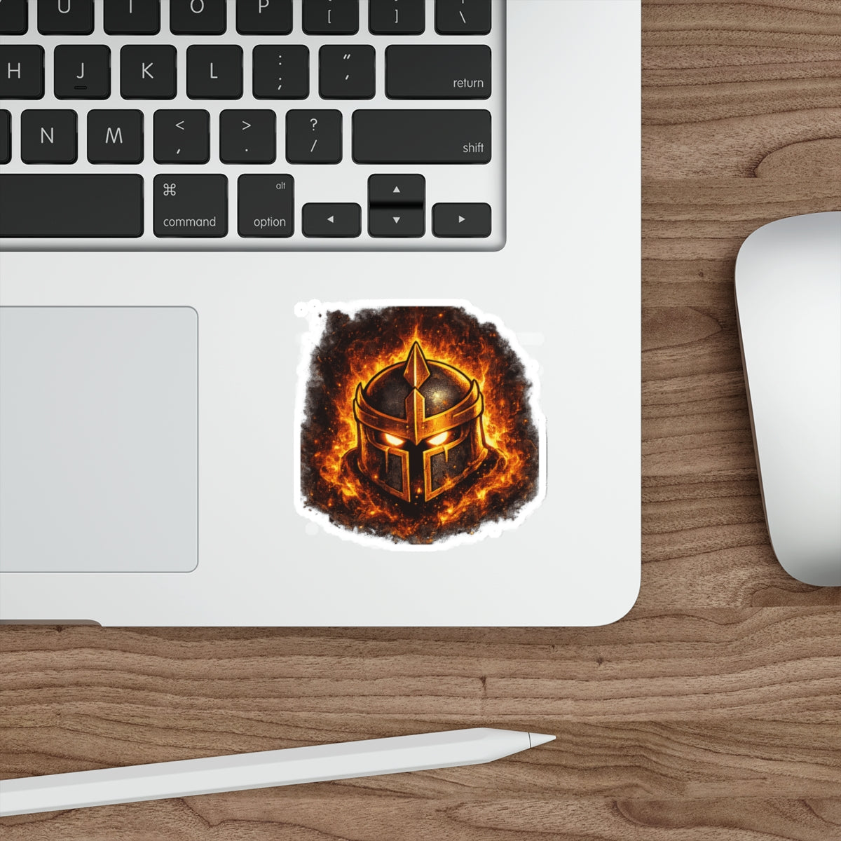 FaithForge Knight Passion Die-Cut Sticker — Water-resistant vinyl